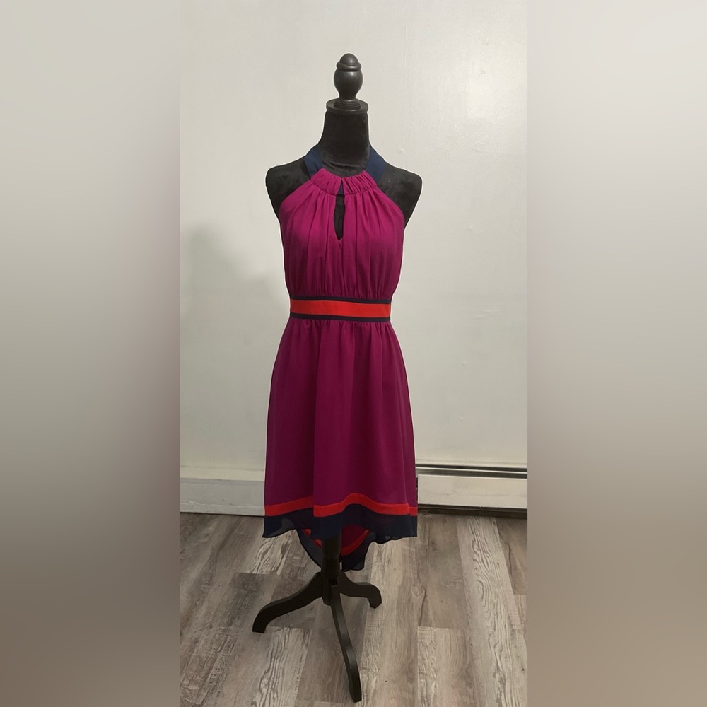 Miss Sixty Pink Halter Sundress Midi
